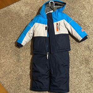 Snow pants and jacket combo